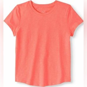 ✅ 5 for $25 - EUC Coral Tee, Wonder Nation Size 6/6X